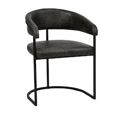 Aero Collection Modern Dining Chair in Charcoal Set of 2