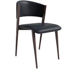 Aspen Collection Modern Dining Chair in Black