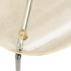 Modern Oyster Transparent Side Chair