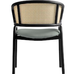 Ervilla - Dining Chair - Grey Leather