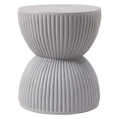 Modern Side End Table Spire Series In Grey