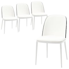 Tule Mid-Century Modern Dining Side Chair Set of 4