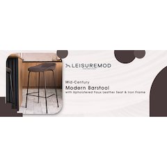 Servos Modern Barstool in Elephant Grey