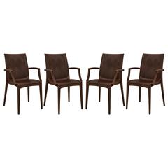Weave Mace Indoor/Outdoor Chair (With Arms), Set of 4
