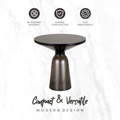 Tully Collection Glass side Table