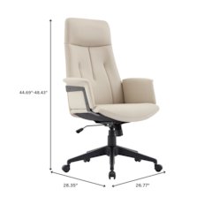 Inifini Collection Modern Office Chair In Tan