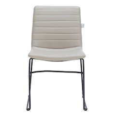 Zylar Series Office Guest Chair in Tan Leather