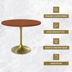 Verve Collection 36" Round Dining Table
