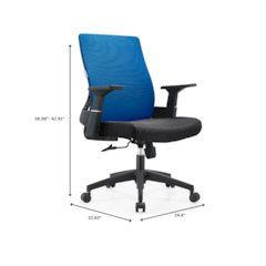 Office Brio Series Office Task Chair In Blue