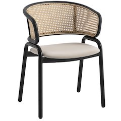 7-pc Dining Set Ravenna Ervilla Chairs in Sunbleached Grey-Beige