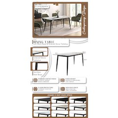 Zayle Series Modern Dining Table