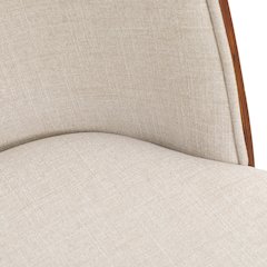 Tule Mid-Century Modern Fabric Dining Side Chair