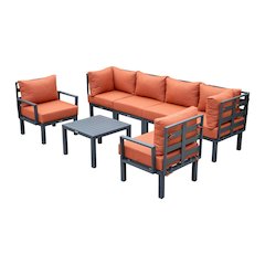 Chelsea 7-Piece Patio Sectional And Coffee Table