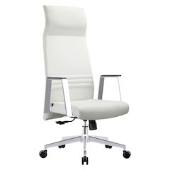 Aleen High-Back Office Chair in White