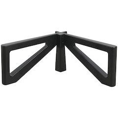 Imperial Triangle Coffee Table Base in Black