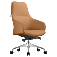Celeste Series Office Chair in Acorn Brown Leather