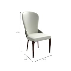Havana Collection Modern Wooden Dining Chair in Toupe