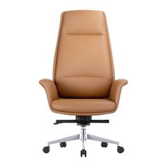 Summit Series Tall Office Chair In Acorn Brown Leather