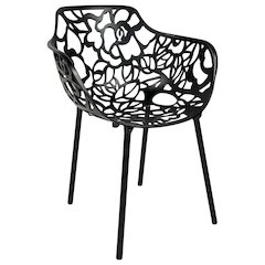 Modern Devon Aluminum Armchair