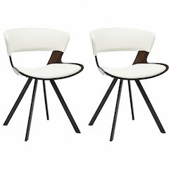 Isle Collection Fiberglass Outdoor Side Table in Cream