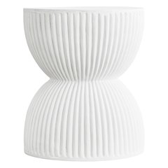 Modern Side End Table Spire Series In White
