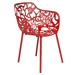 Modern Devon Aluminum Armchair