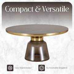 Tully Collection Glass Coffee Table