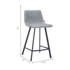 Elland - Counter stool -Light Grey