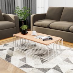 Walden Rectangular Coffee Table in White