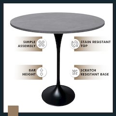 Verve Collection Modern Bar Height Table