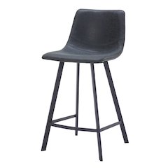 Elland - Counter stool -Charcoal Black