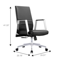 Aleen Office Chair in Black