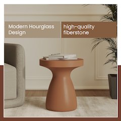 Modern Side End Table Wisp Series In Pink