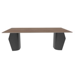 Zelan Series Modern Dining Table in Red Oak