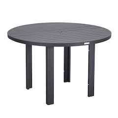 Chelsea 60″ Round Outdoor Aluminum Dining Table for Patio