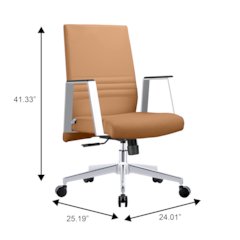Aleen Office Chair in Acorn Brown