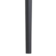 Avo Series Modern Dining Table Black Base, With 55 Light Grey Sintered Stone Top