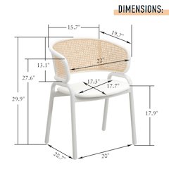 Ervilla Modern Dining Chair Set of 2