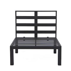 Hamilton Aluminum Patio 4-Seater Sofa With Cushions in Orange