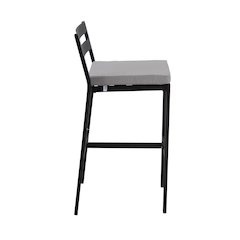 Chelsea Collection Modern Aluminum Outdoor Bar Chair