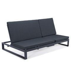 Chelsea Convertible Lounge Reclining Double Chaise With Cushions