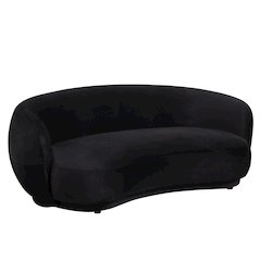 Faze 3-Seater Wide Couch Sofa Upholstered in Velvet