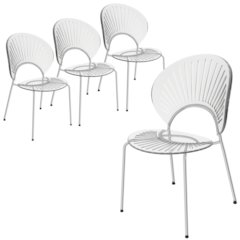 Opulent Series Modern Clear Dining Chair Set of 4