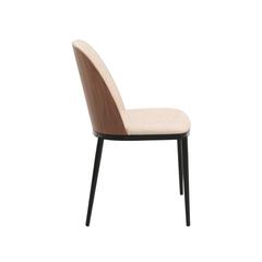 Dining Side Chair with Leather Seat