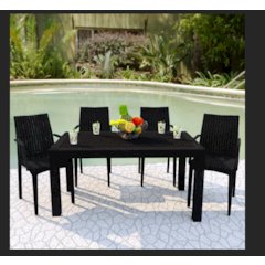 Mace Weave Design Outdoor Dining Table