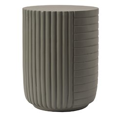 Modern Side End Table Trove Series In Green Grey