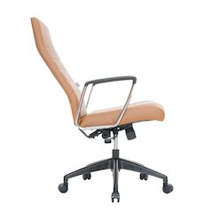 Hilton Modern High-Back Leather Office Chair