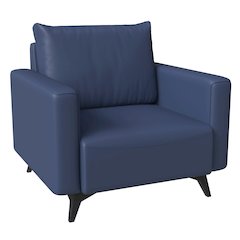 Inno Collection Single Seater Sofa In Dark Blue