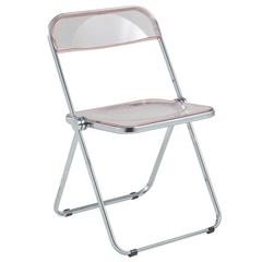 Lawrence Acrylic Folding Chair With Metal Frame