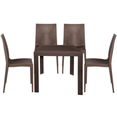 Mace Mid-Century 5-Piece Outdoor Dining Set